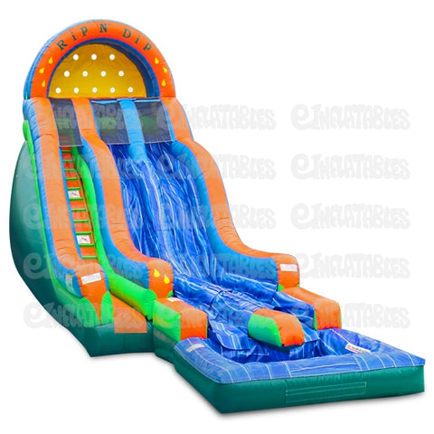 20'H Rip N Dip with Pool with Pool by eInflatables