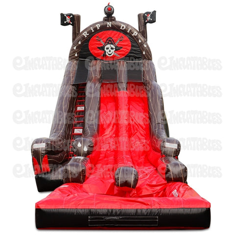 20'H Pirate Rip N Dip with Pool by eInflatables