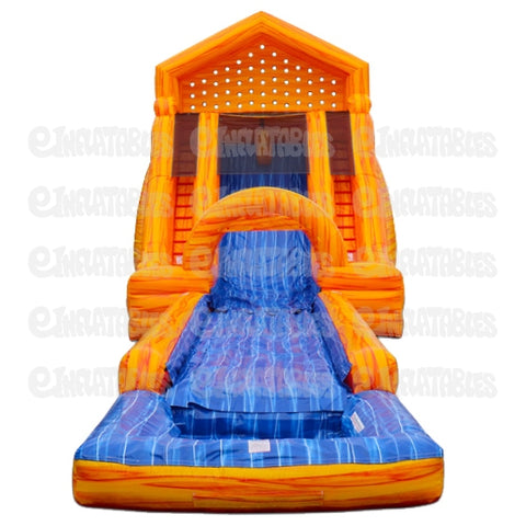 25'H Mega Splash with Pool by eInflatables