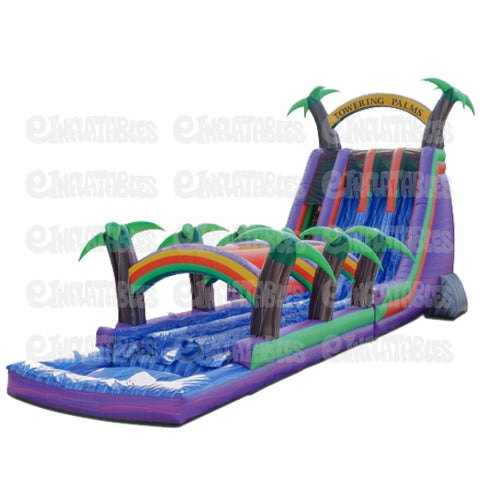 28'H Towering Palms 3 Lane RNSCombo by eInflatables