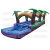 Image of 10'H Towering Palms 3 Lane Run N Splash by eInflatables