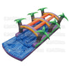 Image of 10'H Towering Palms 3 Lane Run N Splash by eInflatables