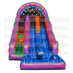 16'H Rainbow Rip N Dip with Pool by eInflatables