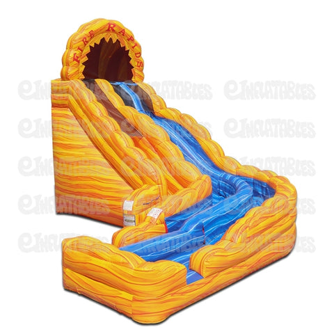 22'H Fire Rapids with Landing by eInflatables