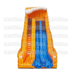 22'H Fire Wave Dry Slide by eInflatables