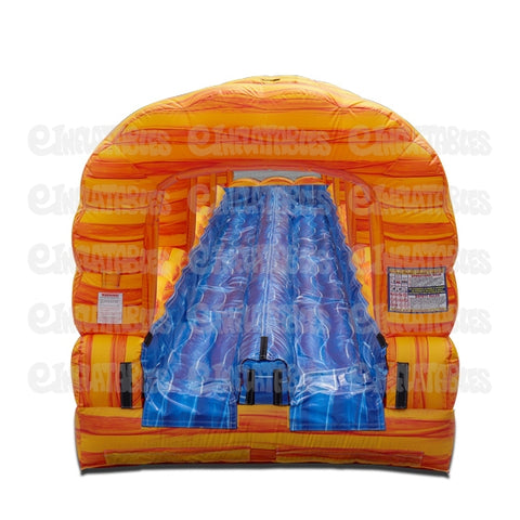 10'H Fire Wave Run n Slide by eInflatables