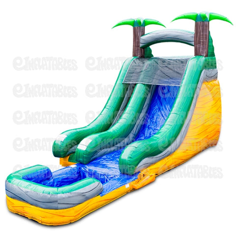 18'H Hawaiian Splash with Pool by eInflatables