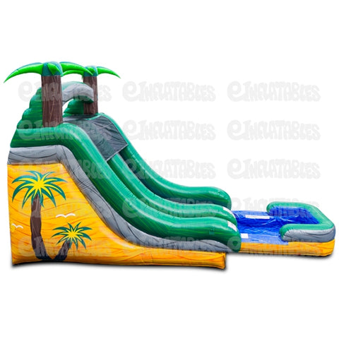 18'H Hawaiian Splash with Pool by eInflatables
