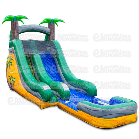 18'H Hawaiian Splash with Pool by eInflatables