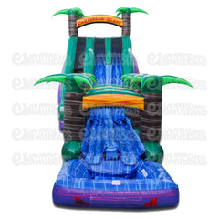 24'H Caribbean Blast Run N Splash Combo by eInflatables
