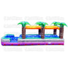 Image of 9'H Caribbean Blast 2 Lane Run n Splash by eInflatables