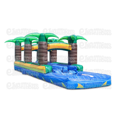9'H Bahama Blast 2 Lane Run n Splash by eInflatables