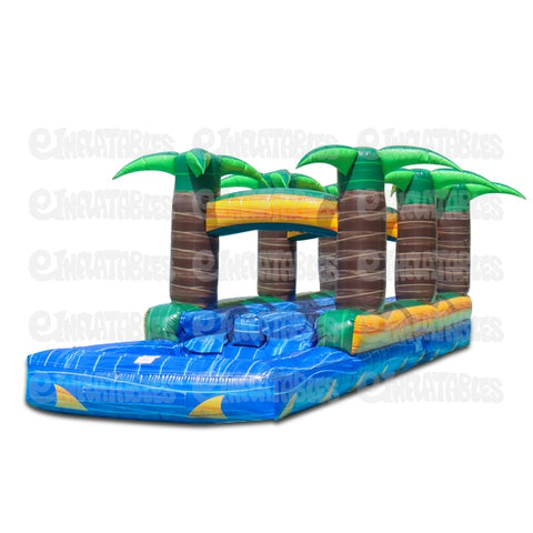 9'H Bahama Blast 2 Lane Run n Splash by eInflatables