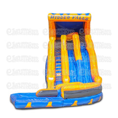 20'H Hidden Falls Blue(Slide Only) by eInflatables