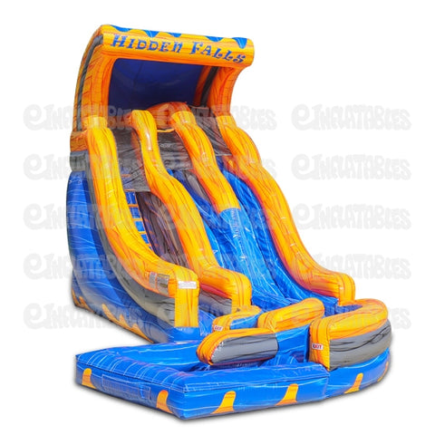 20'H Hidden Falls Blue(Slide Only) by eInflatables