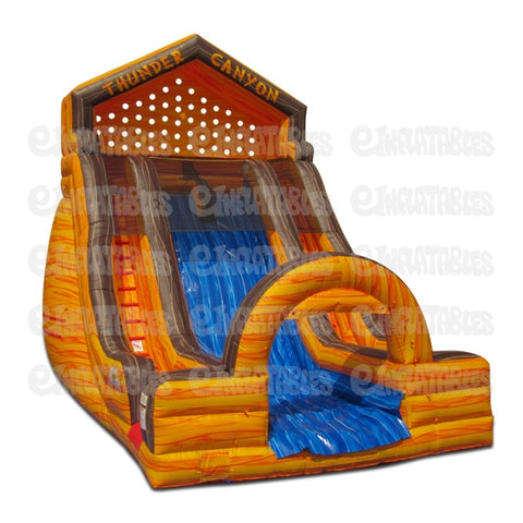 25'H Thunder Canyon Dry Slide by eInflatables