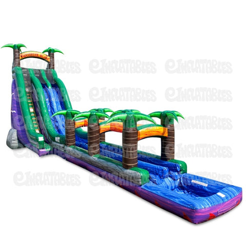 27'H Caribbean Blast Run N Splash Combo by eInflatables