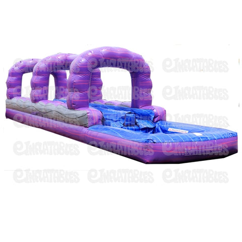 10'H Purple Rain 2 Lane Run N Splash by eInflatables