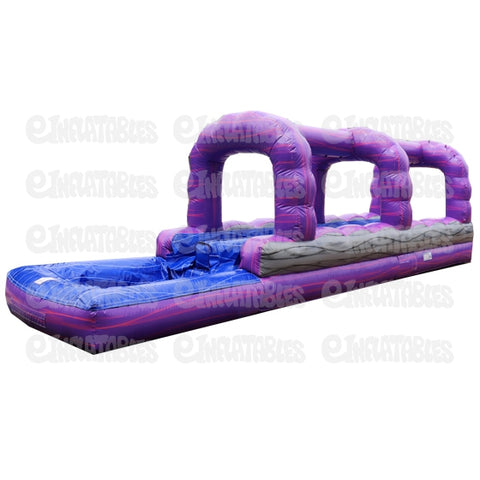 10'H Purple Rain 2 Lane Run N Splash by eInflatables
