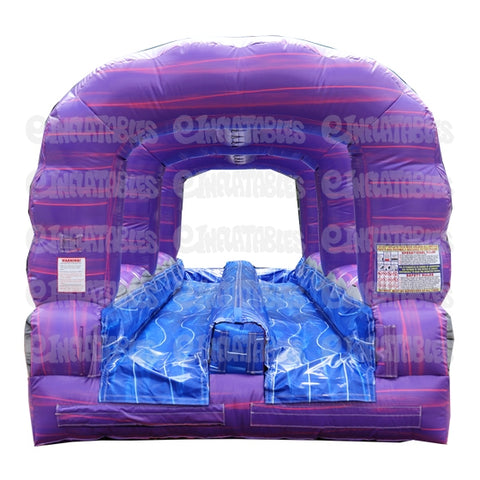 10'H Purple Rain 2 Lane Run N Splash by eInflatables