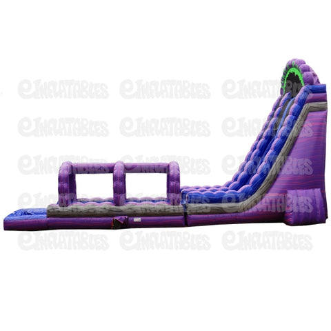 27'H Purple Roaring River 2 Lane RNS by eInflatables