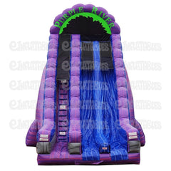 27'H Purple River Dual Lane Slide by eInflatables