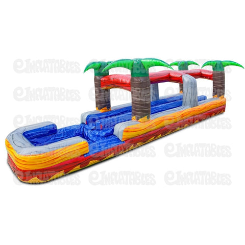 10'H Blazing Tropic 2 Lane Run N Splash by eInflatables