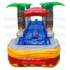Image of 10'H Blazing Tropic 2 Lane Run N Splash by eInflatables