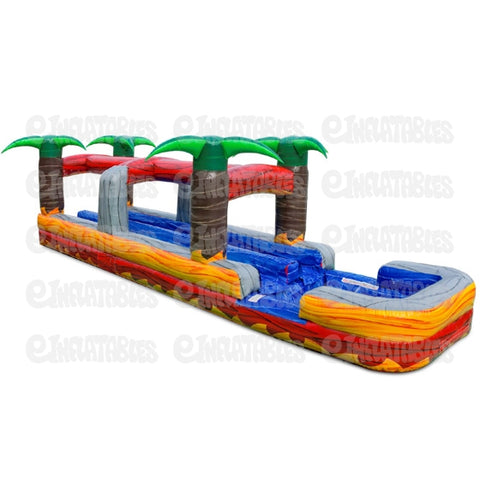 10'H Blazing Tropic 2 Lane Run N Splash by eInflatables