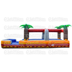 10'H Blazing Tropic 2 Lane Run N Splash by eInflatables