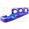 Image of Purple n White Run N Splash 2 Lane Slide