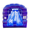 Image of Purple n White Run N Splash 2 Lane Slide