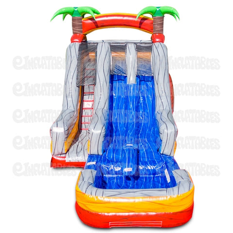 18 Blazing Tropic Dual Lane Splash Down with Pool