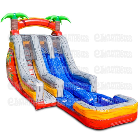 18 Blazing Tropic Dual Lane Splash Down with Pool
