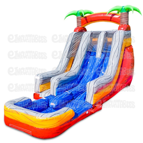 18 Blazing Tropic Dual Lane Splash Down with Pool