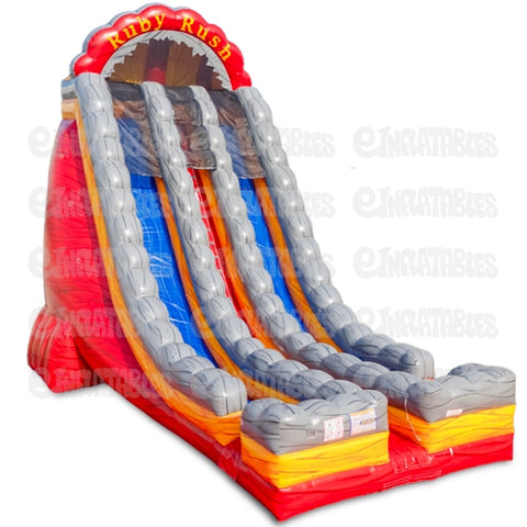 27 Fiery Ruby Rush Dual Lane Slide