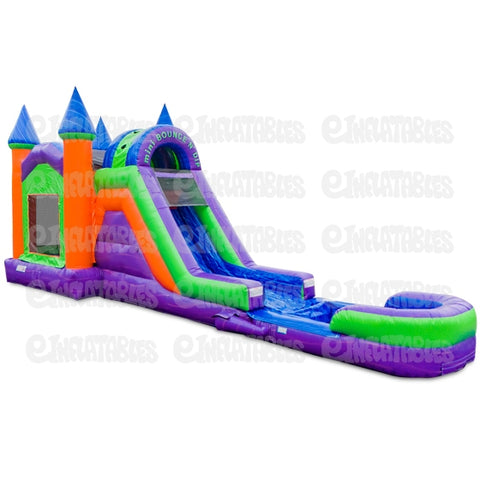 Rainbow Bounce N Dip Single lane w/ Pool