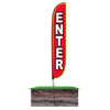 Image of Enter Feather Flag