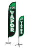 Image of E-Cig Vapor Feather Flag
