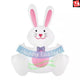 4 1/2' Gemmy Airblown Inflatable Easter Bunny In A Speedster Carrot Car by Gemmy Inflatables