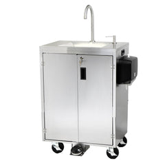 Paragon Econo-Sink, Portable Sink Touch-Less Hand-Washing Station - Stainless Steel