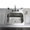 Image of Paragon Electric Portable Sink, with Hot Water Heater and Pump - Movable Steel Hand Washing Sink