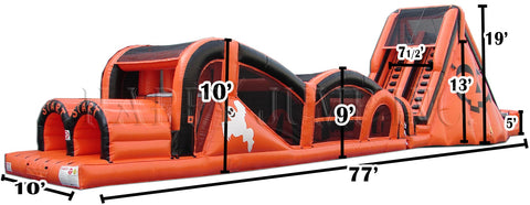Extreme Rush Halloween Commercial Inflatable Obstacle Course- IG5246
