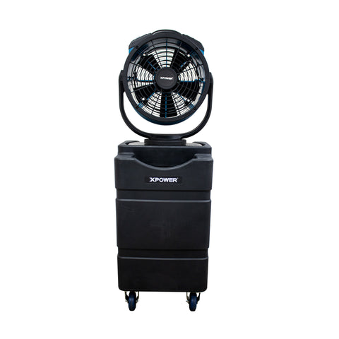 XPOWER FM-88WK2 Multi-purpose oscillating misting fan with Built-In water pump and WT-90 mobile water reservoir
