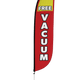 Free Vacuum Feather Flag Red