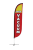 Image of Free Vacuum Feather Flag Red