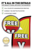 Image of Free Vacuum Feather Flag Red