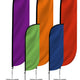 Feather Flag Plain Colors