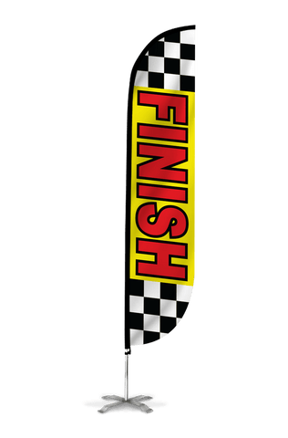 Finish Feather Flag
