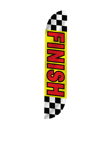 Finish Feather Flag